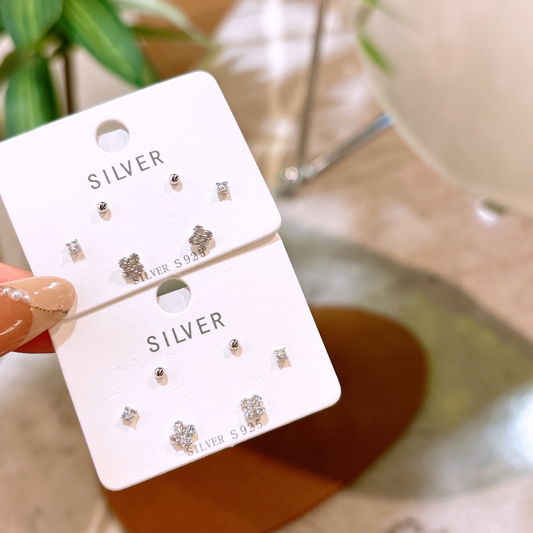 Fine Silver Earrings French Everyday Wear Silver