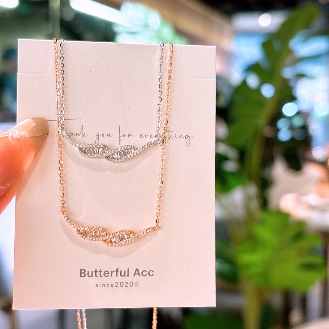 Fine Silver Necklace Light Luxury Mother's Birthday Silver