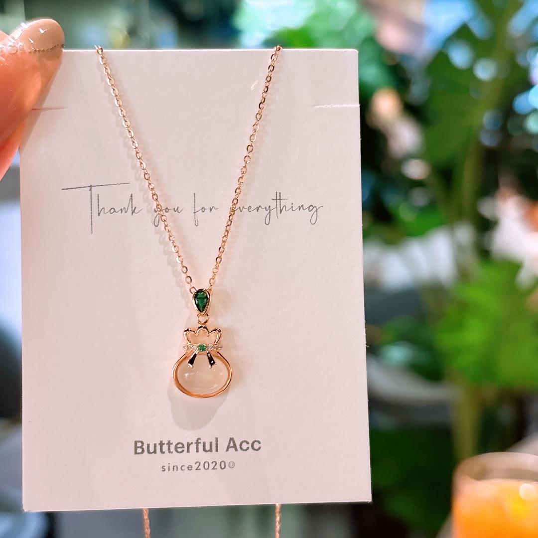 韓国風ニッケル無添加銀ネックレスゴールド 年次パーティー