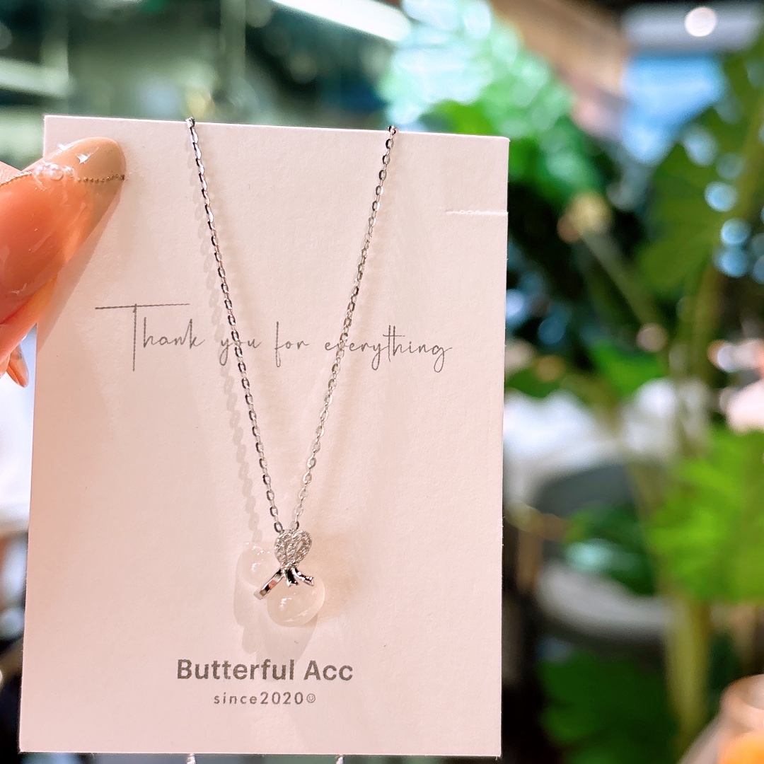 Solid Silver Necklace Elegant Office Gold