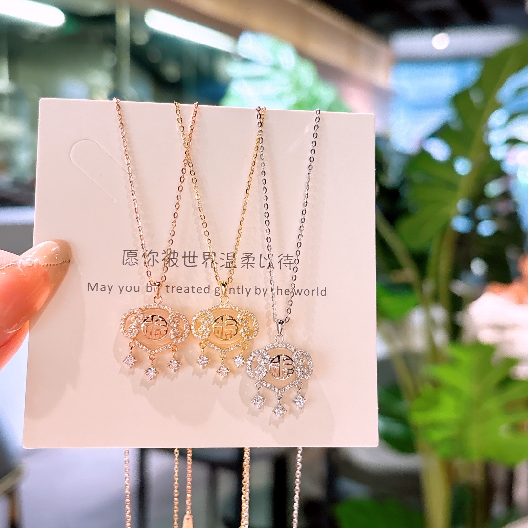 Low Allergy Silver Necklace Chic Teacher's Day Gold