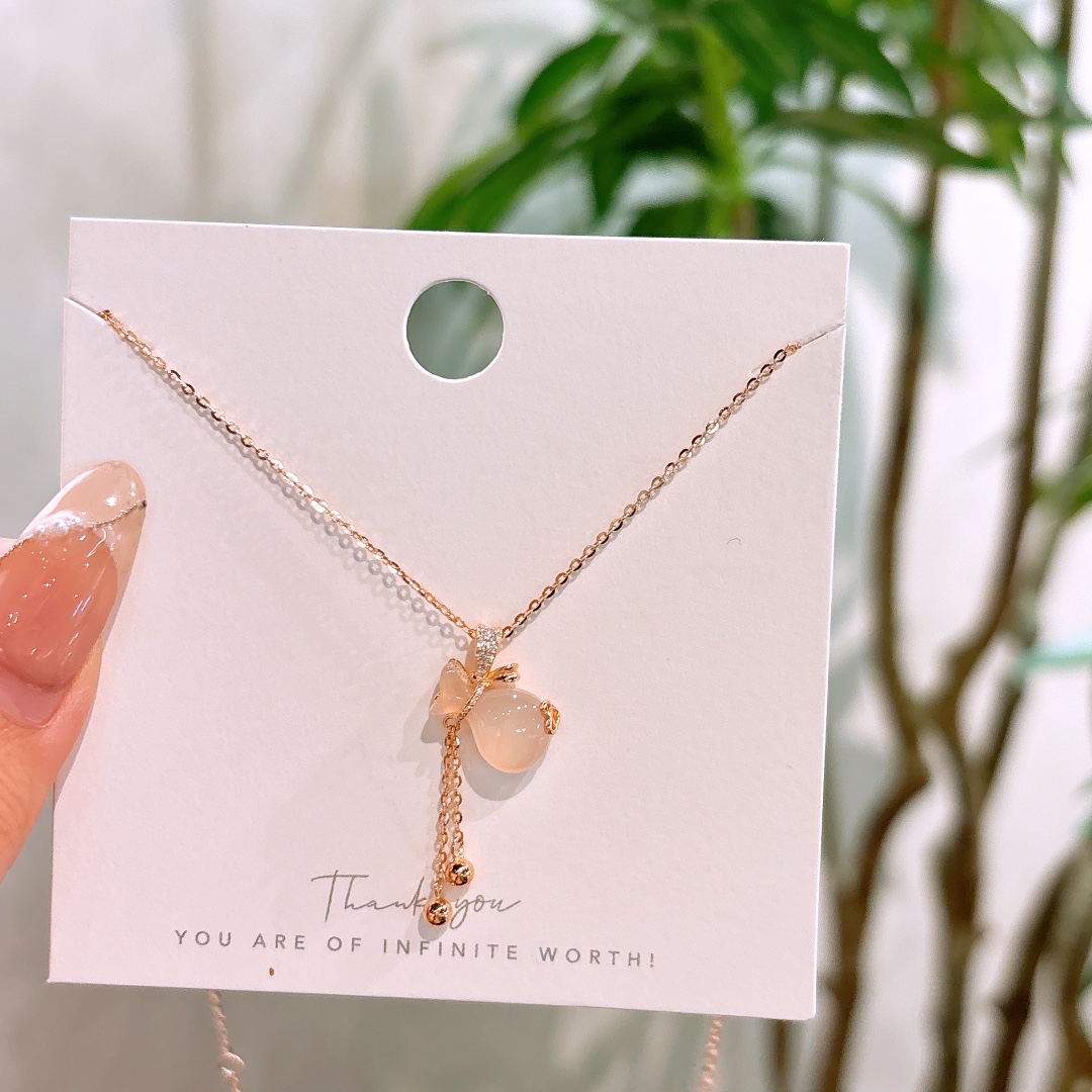 Hypoallergenic Silver Necklace French Gift for Her Gold