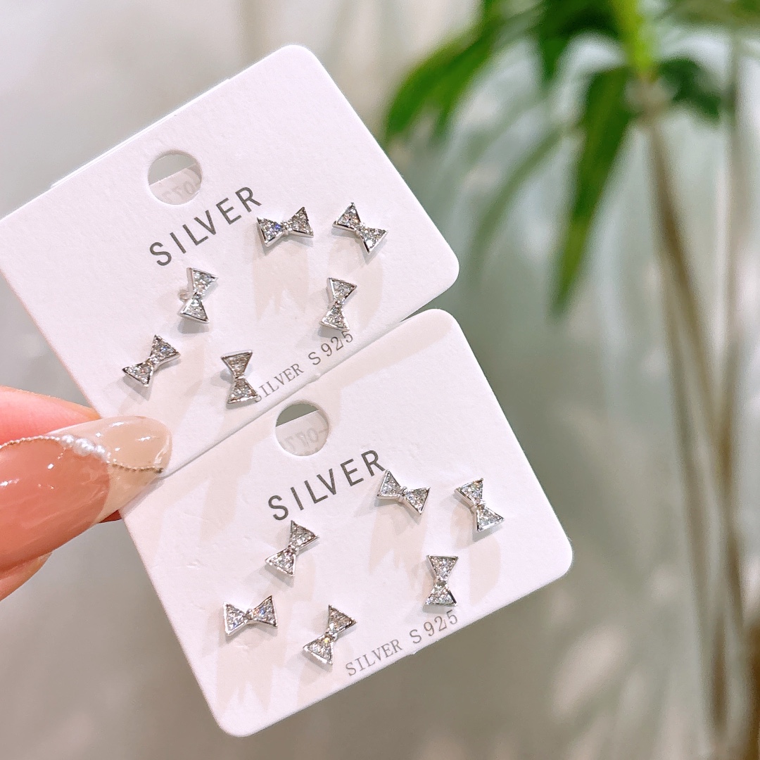 Massivsilber Ohrringe Einzigartig Alltag Silber