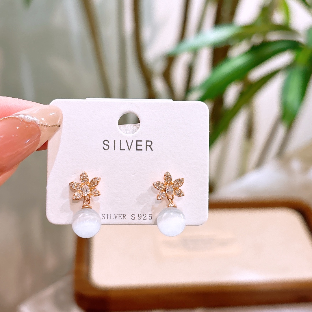 Hypoallergenes Silber Ohrringe Süß & cool Muttergeburtstag Gold