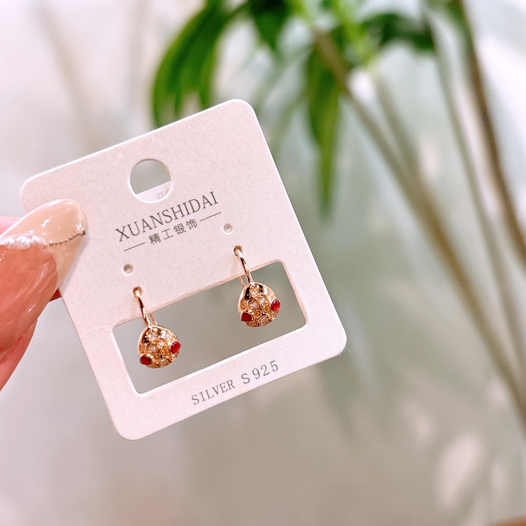 Fine Silver Ear Cuffs Elegant Confession Gold