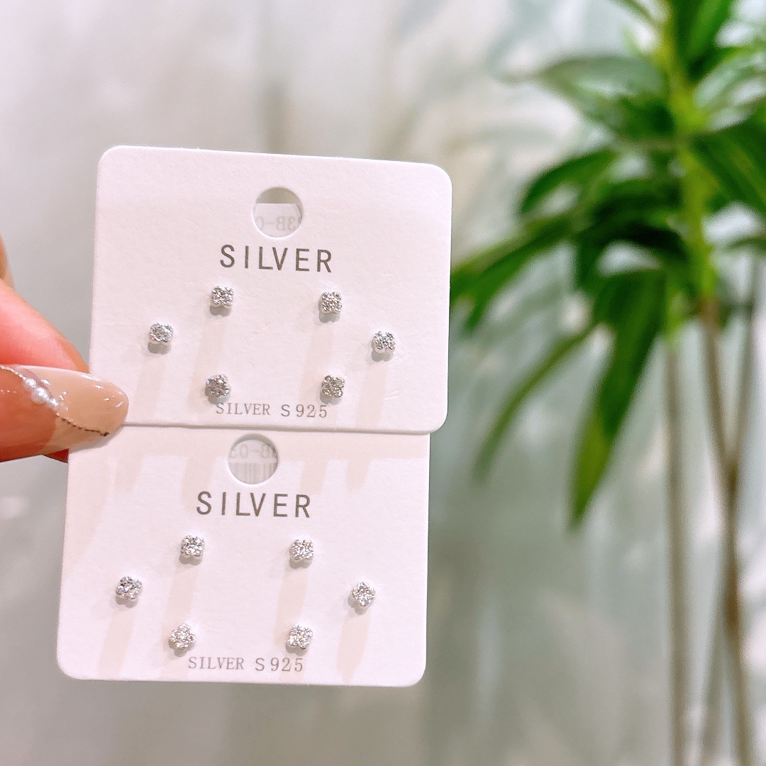 Nickel Free Silver Earrings Sweet Wedding Gold