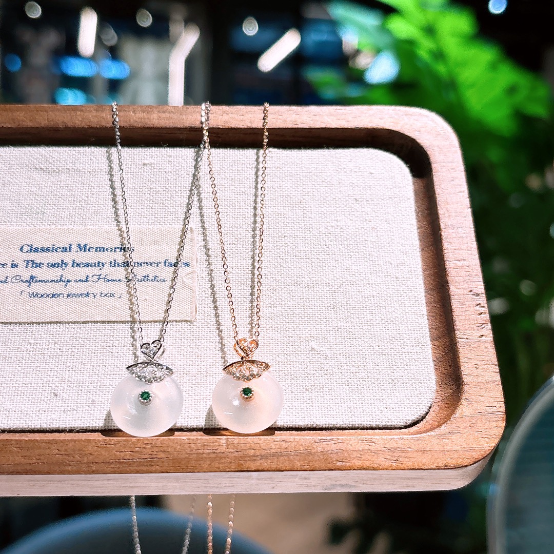 925 Silver Necklace Fashion Workplace Gold