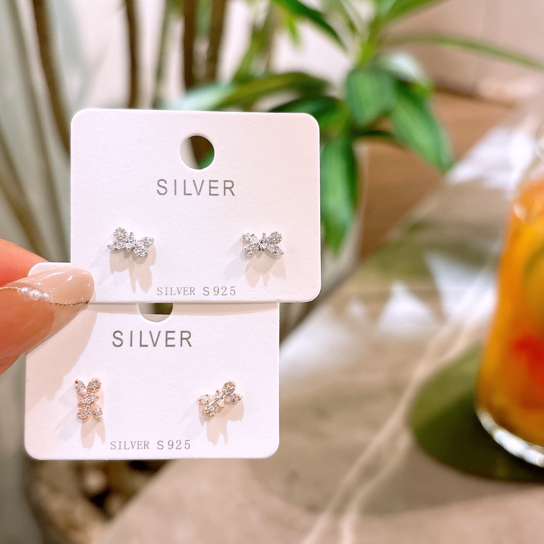 High Polish Silver Earrings Ultra Minimal Office Silver