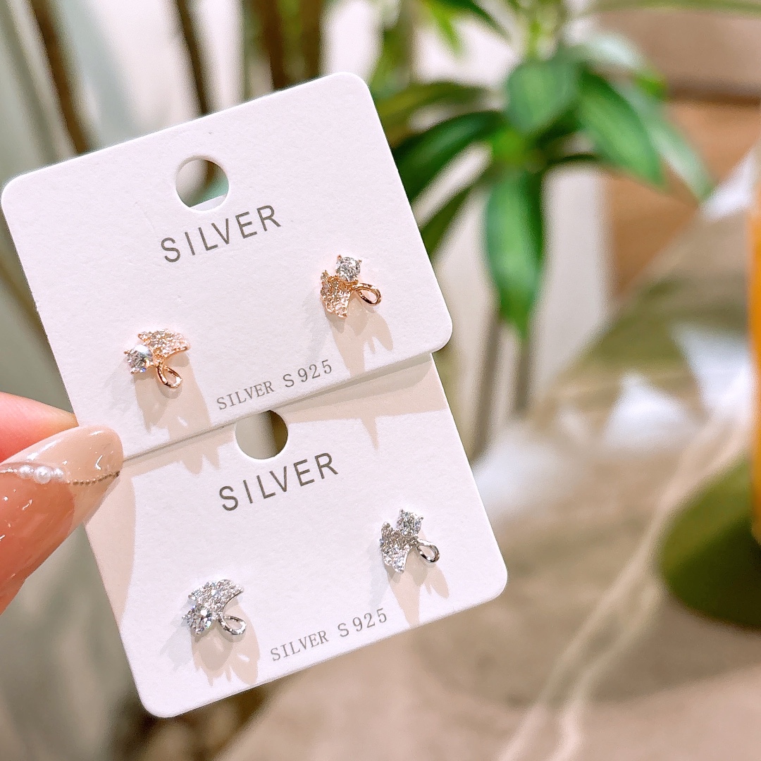 925 Silver Earrings Dainty Graduation Silver