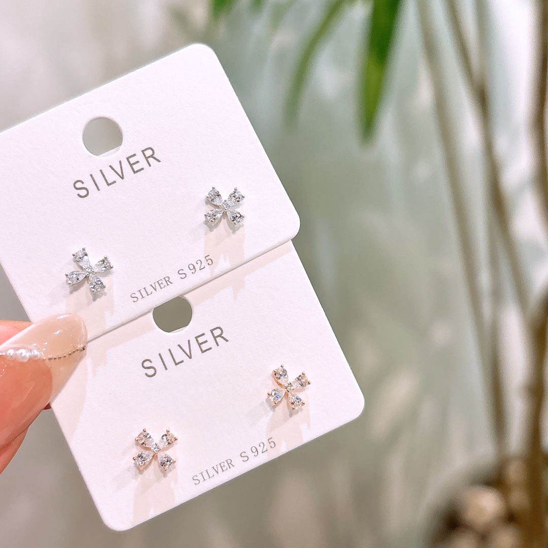 Fine Silver Earrings Artistic Spring Festival Silver