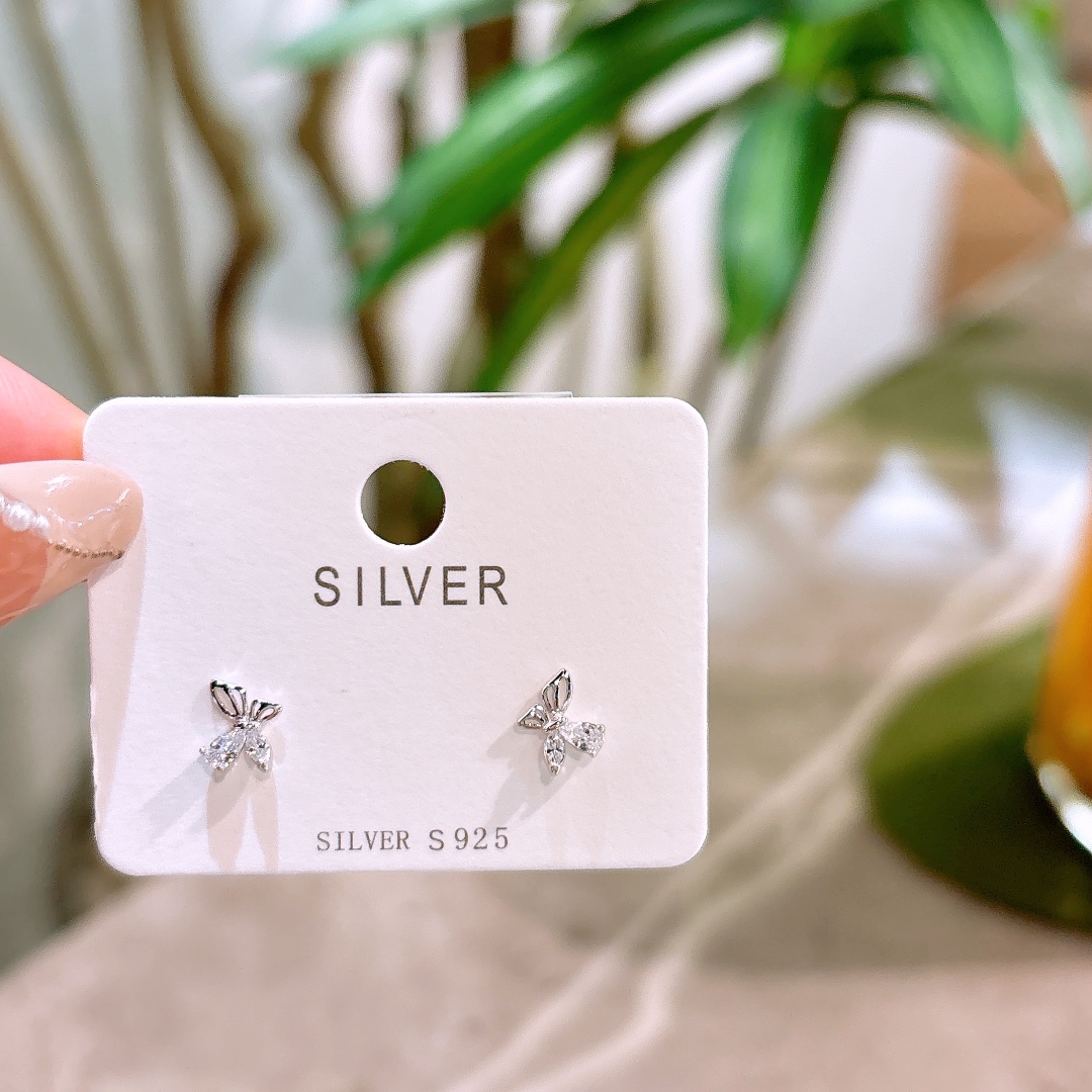 925 Silver Earrings Minimalist Birthday Silver