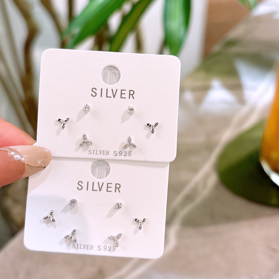 Fine Silver Earrings Chic Wedding Registration Gold