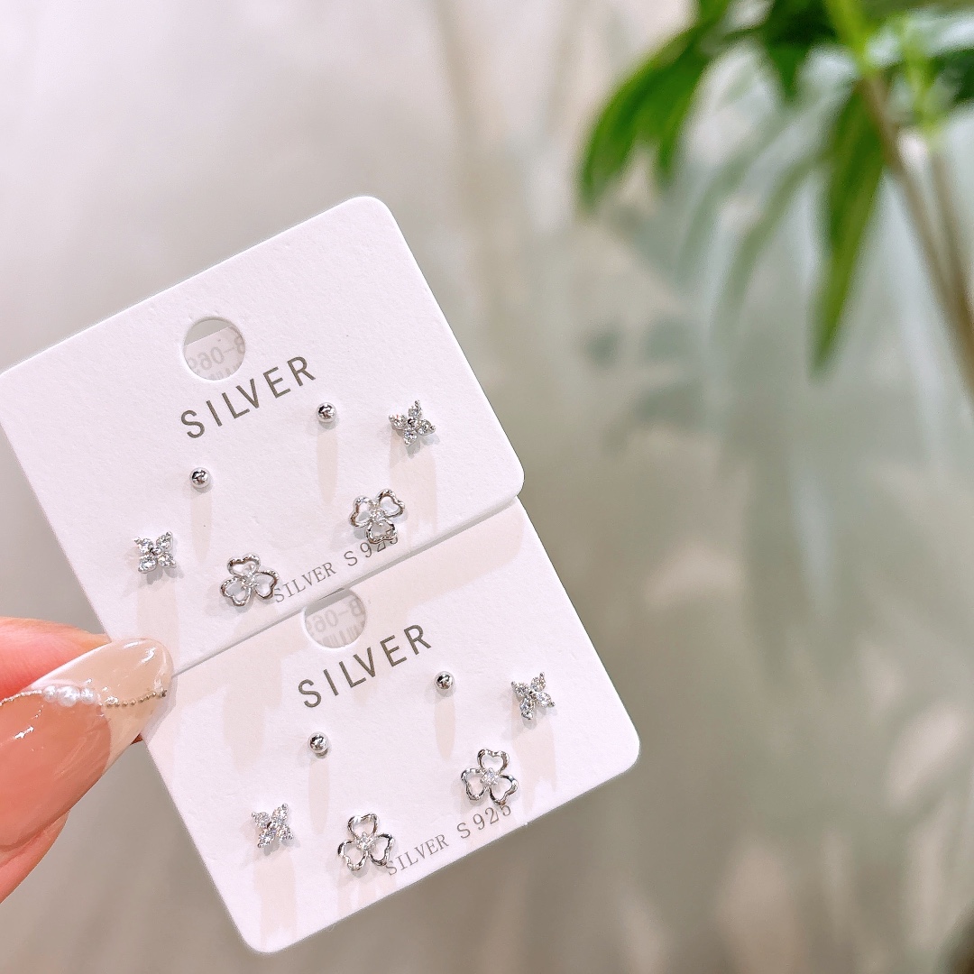 Fine Silver Earrings Intellectual Valentine's Day Gold