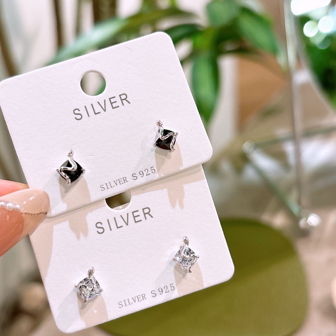 Hypoallergenic Silver Earrings Premium Self-love Silver