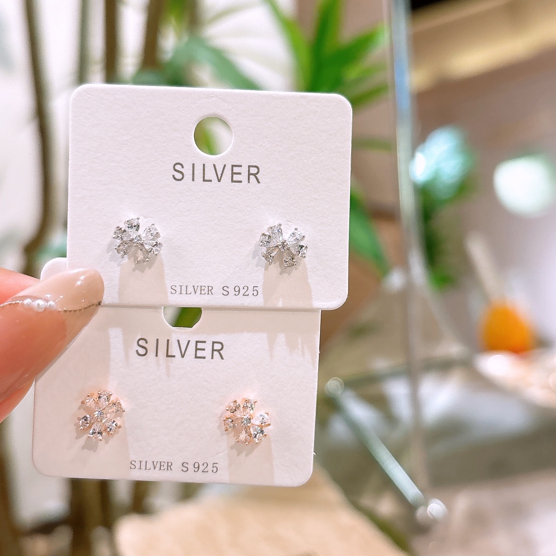 High Polish Silver Earrings Premium Workplace Gold