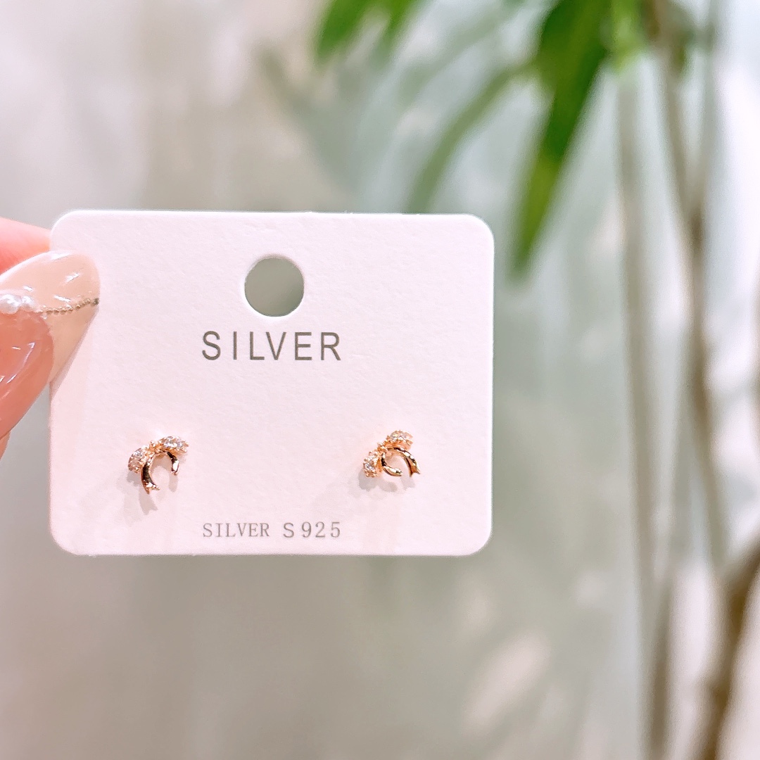 Fine Silver Earrings Sweet Mother's Birthday Silver