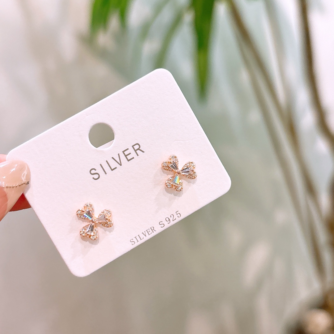 Hypoallergenic Silver Earrings Pure Father's Day Gold