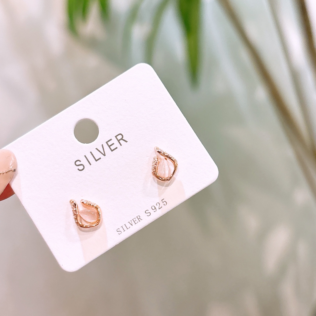 Low Allergy Silver Earrings Chic Housewarming Gold