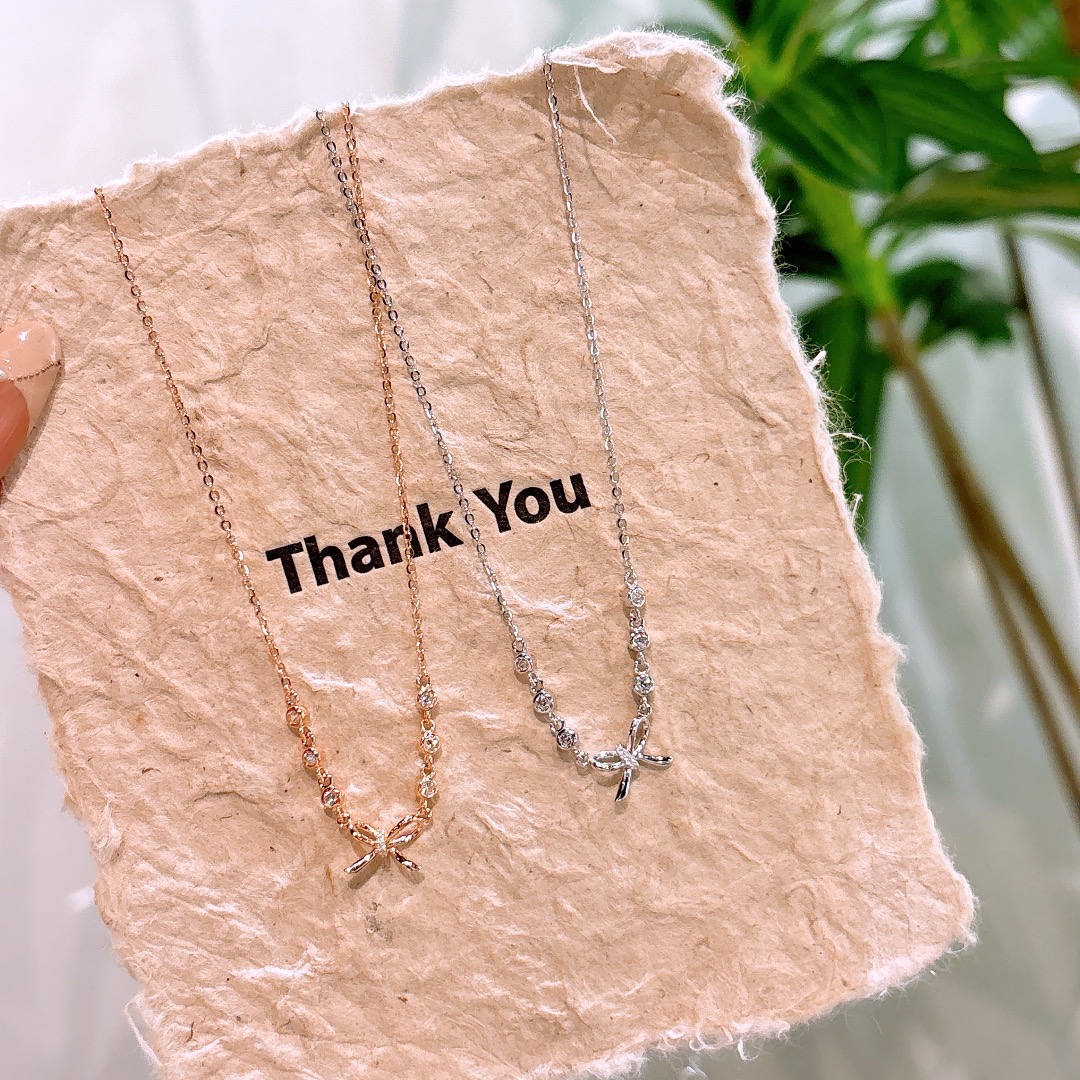 High Polish Silver Necklace Girly Confession Gold