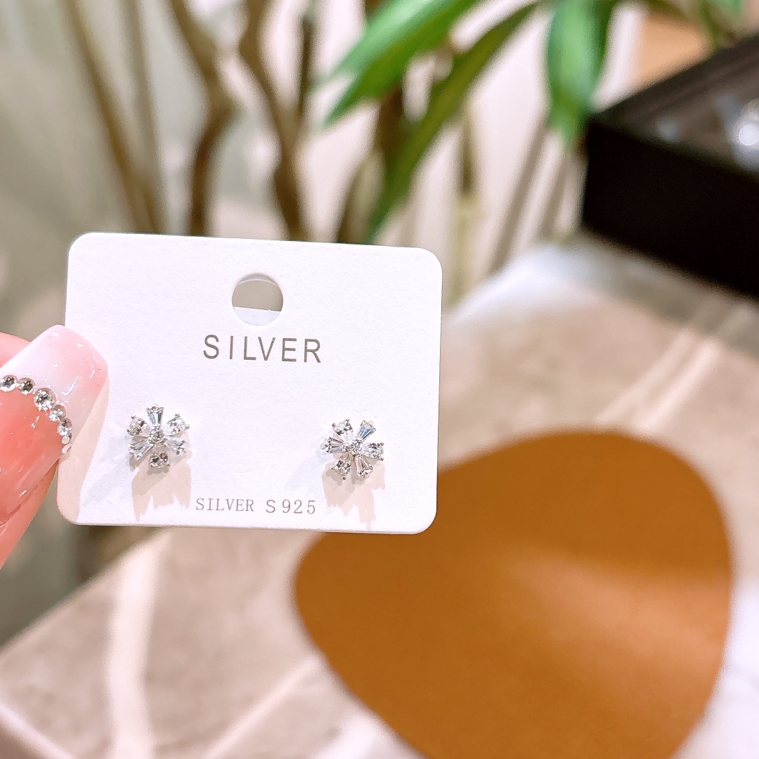 Fine Silver Earrings Precision Annual Party Silver