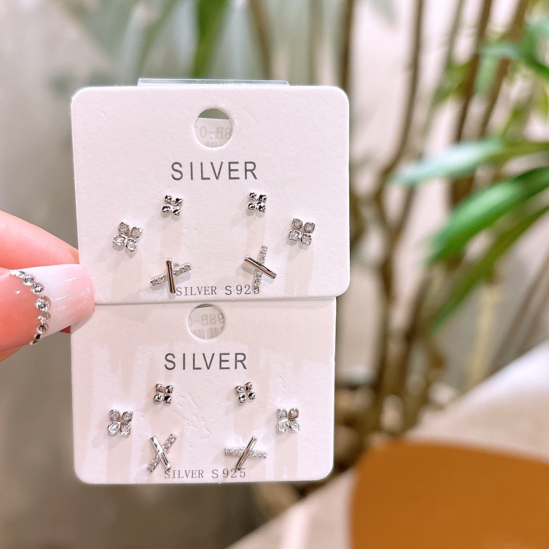 Low Allergy Silver Earrings Gentle Confession Silver