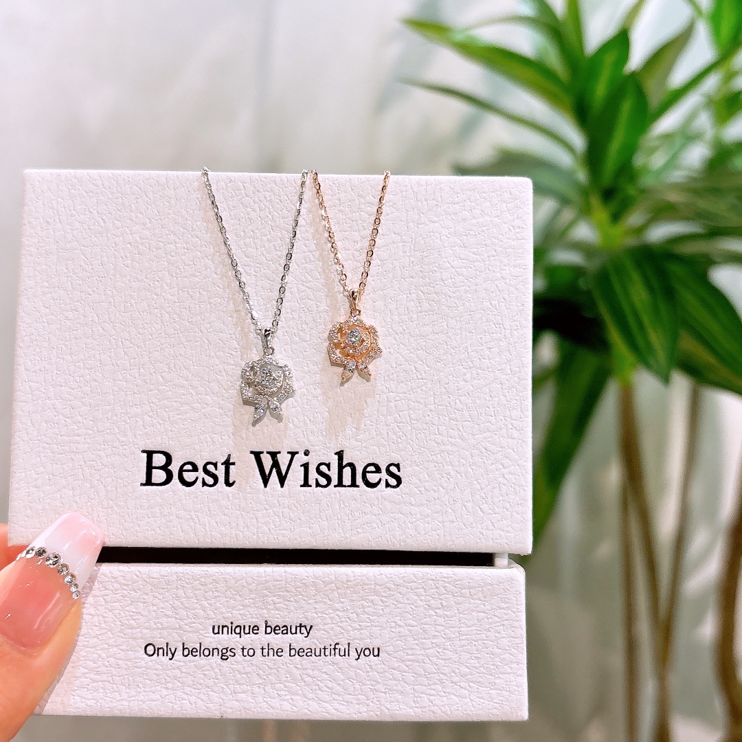 Massivsilber Kette Süß Valentinstag Silber