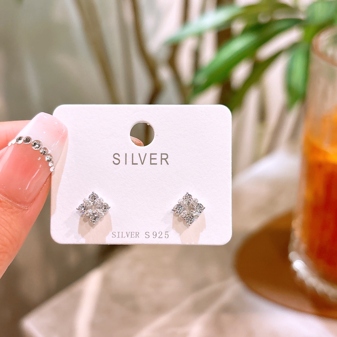 Nickel Free Silver Earrings Elegant Wedding Registration Gold