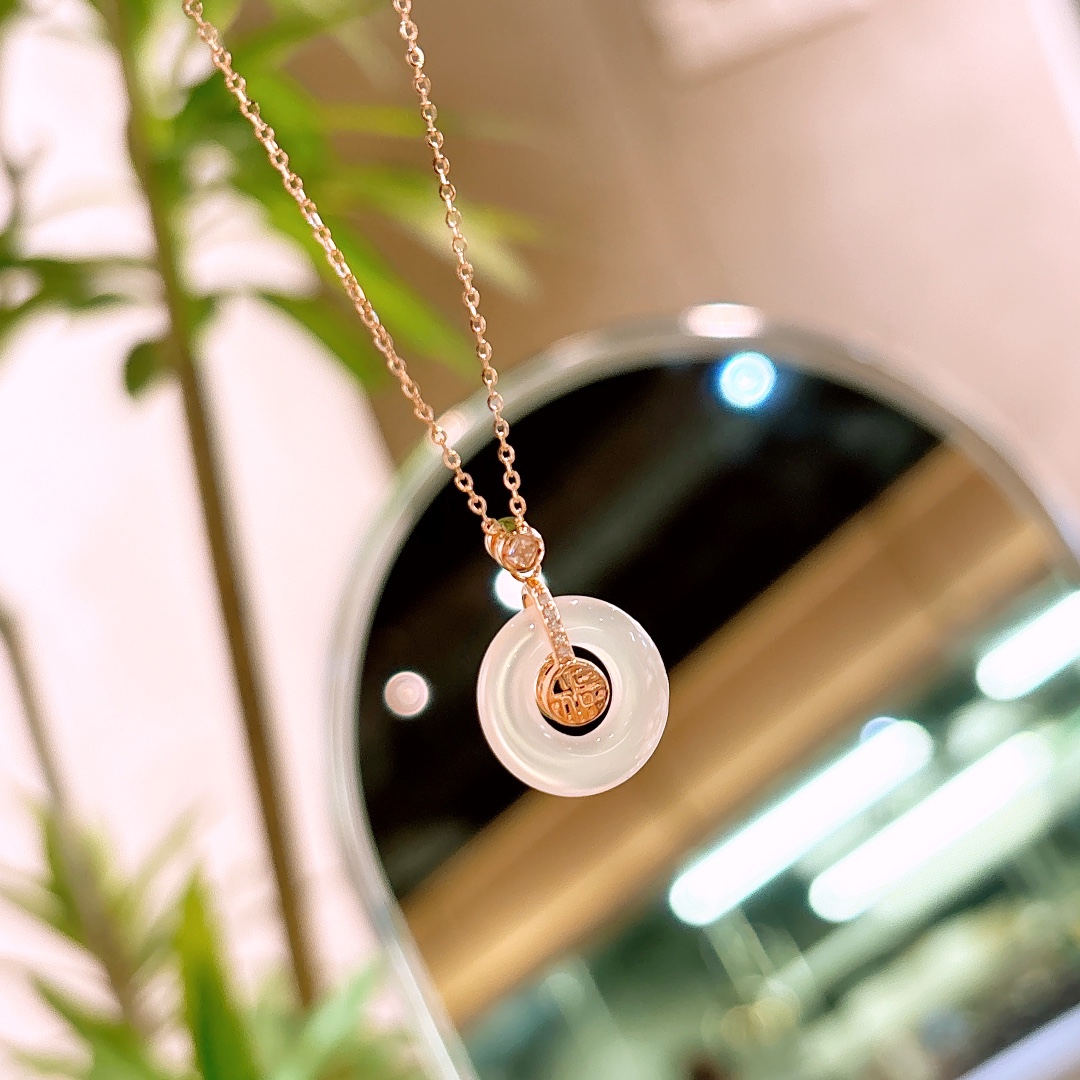 Feinsilber Kette Ätherisch Hochzeit Silber