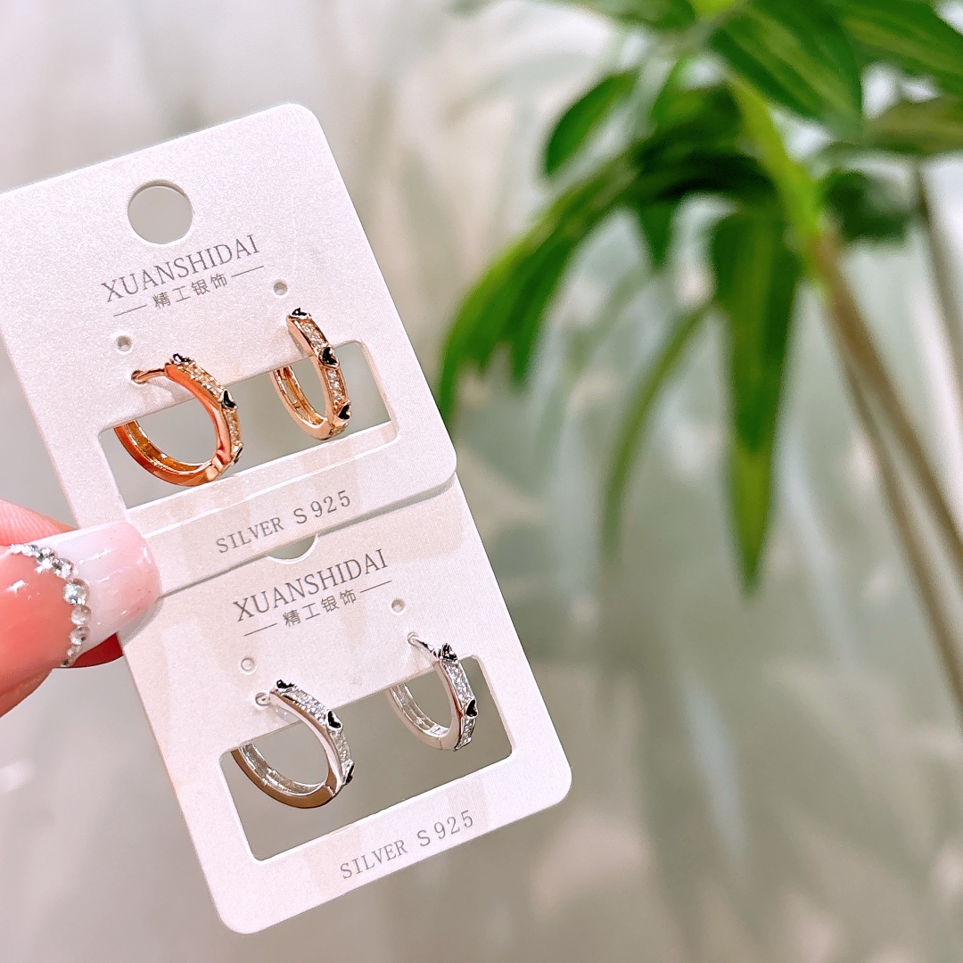 Nickel Free Silver Ear Cuffs French Travel Silver