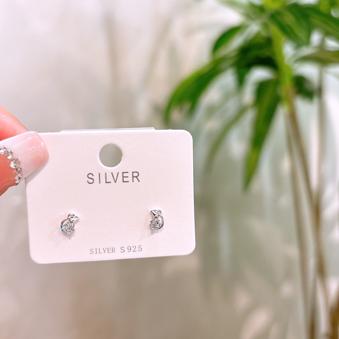 Fine Silver Earrings Lively Teacher's Day Silver