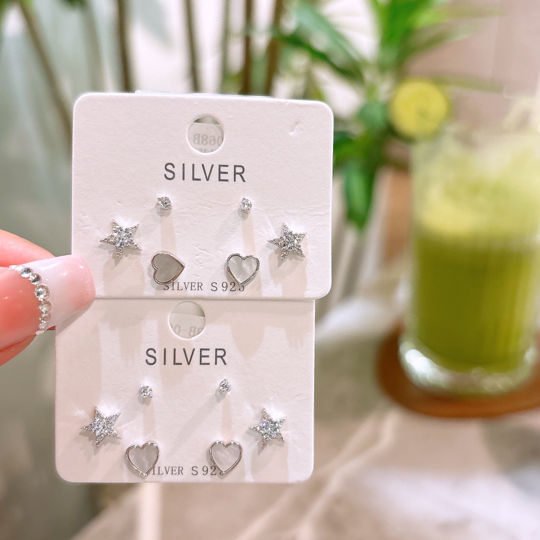 925 Silver Earrings Forest Housewarming Silver