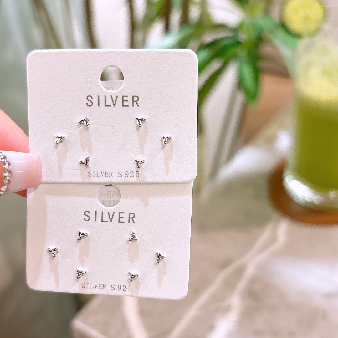 Low Allergy Silver Earrings Sweet & Cool Anniversary Silver