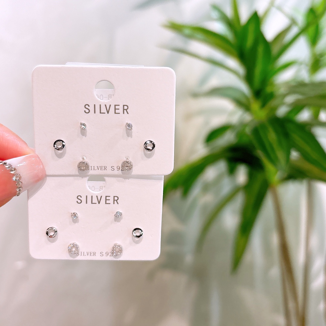 Fine Silver Earrings Soft Party Gold