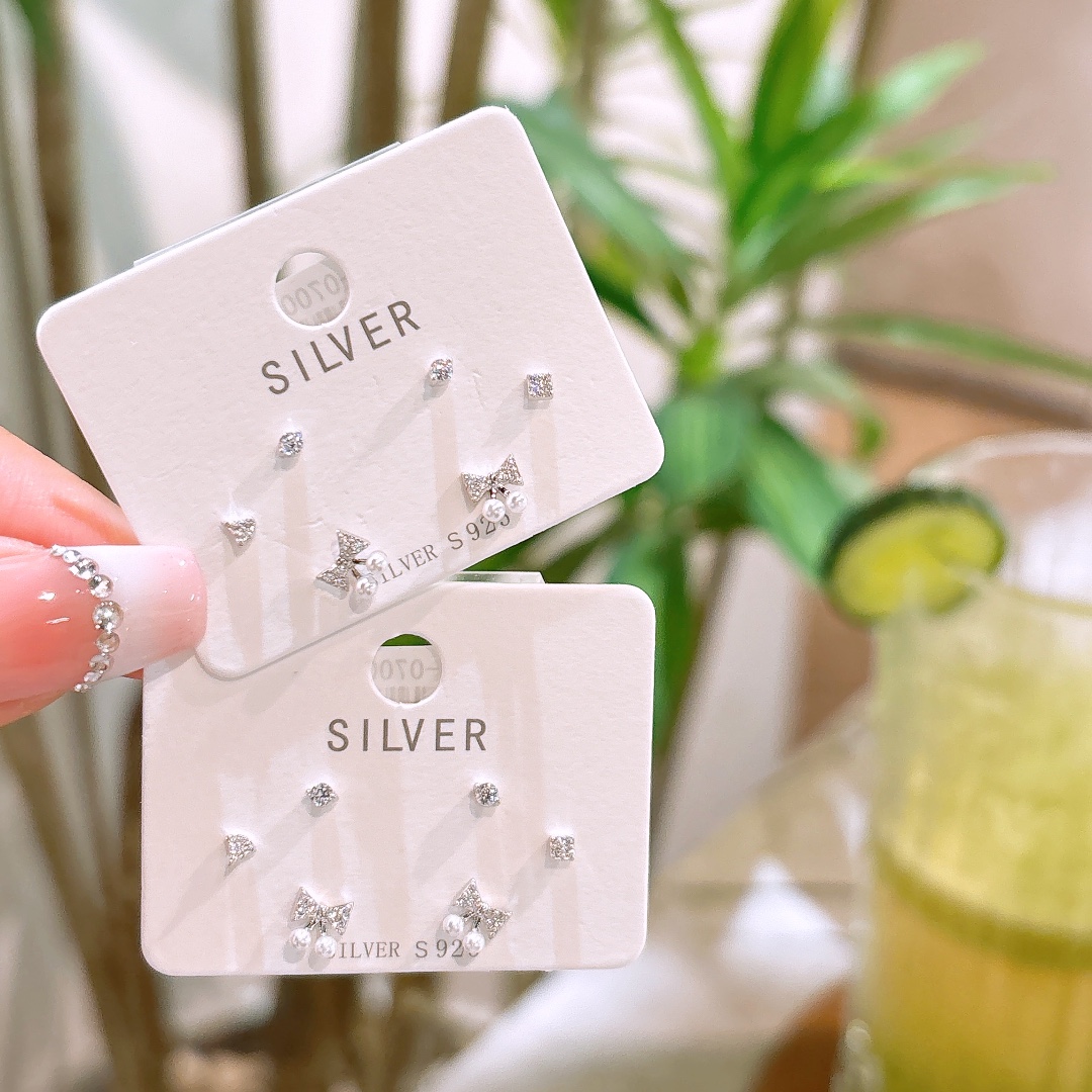 Nickel Free Silver Earrings Intellectual Teacher's Day Gold