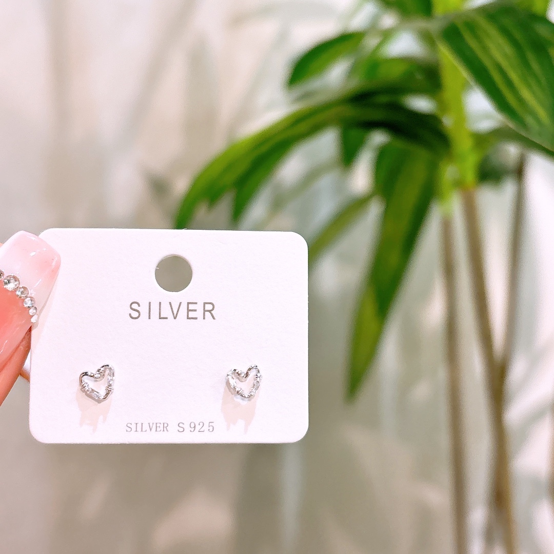 Fine Silver Earrings Fashion Gift for Her Gold