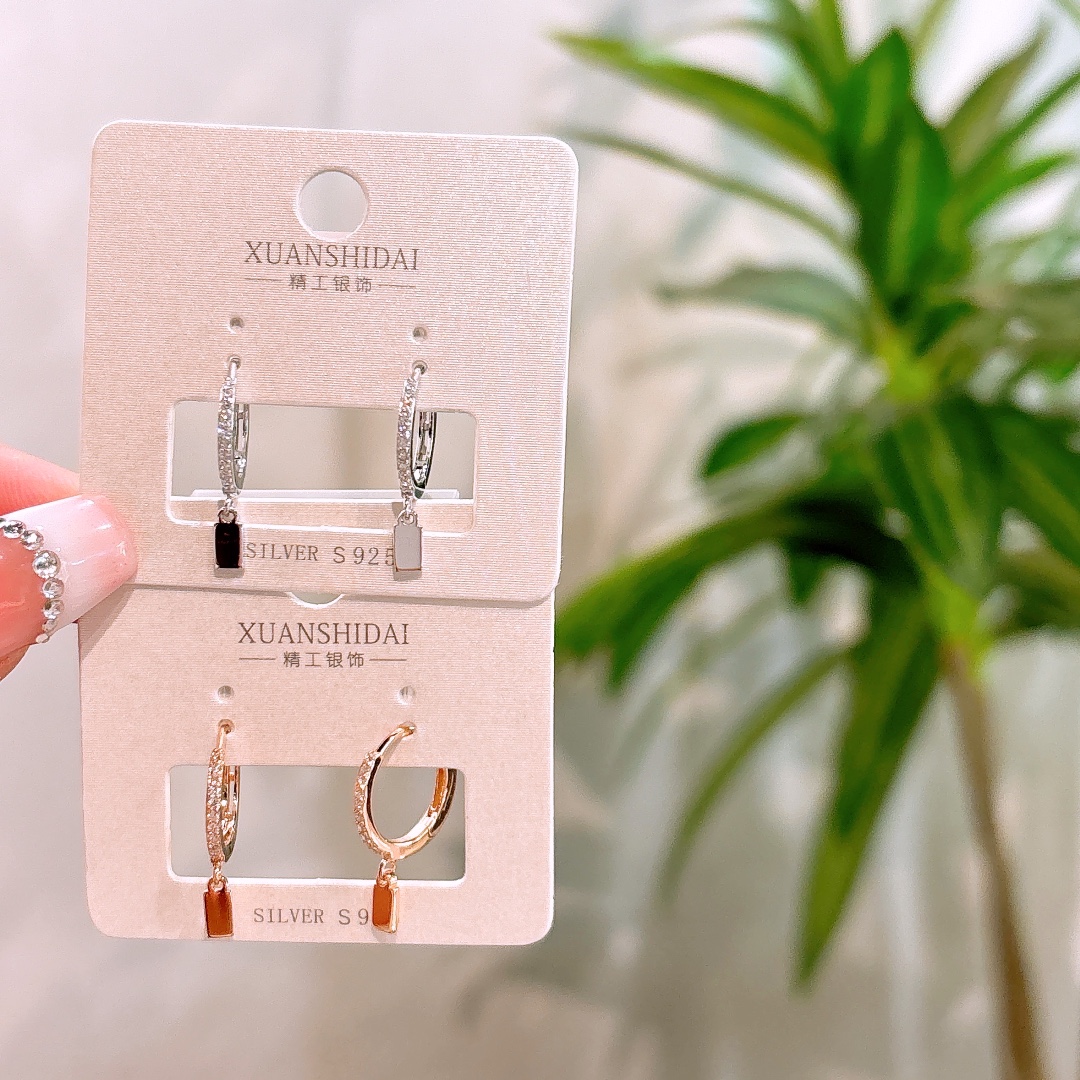 High Polish Silver Ear Cuffs Elegant Everyday Wear Gold