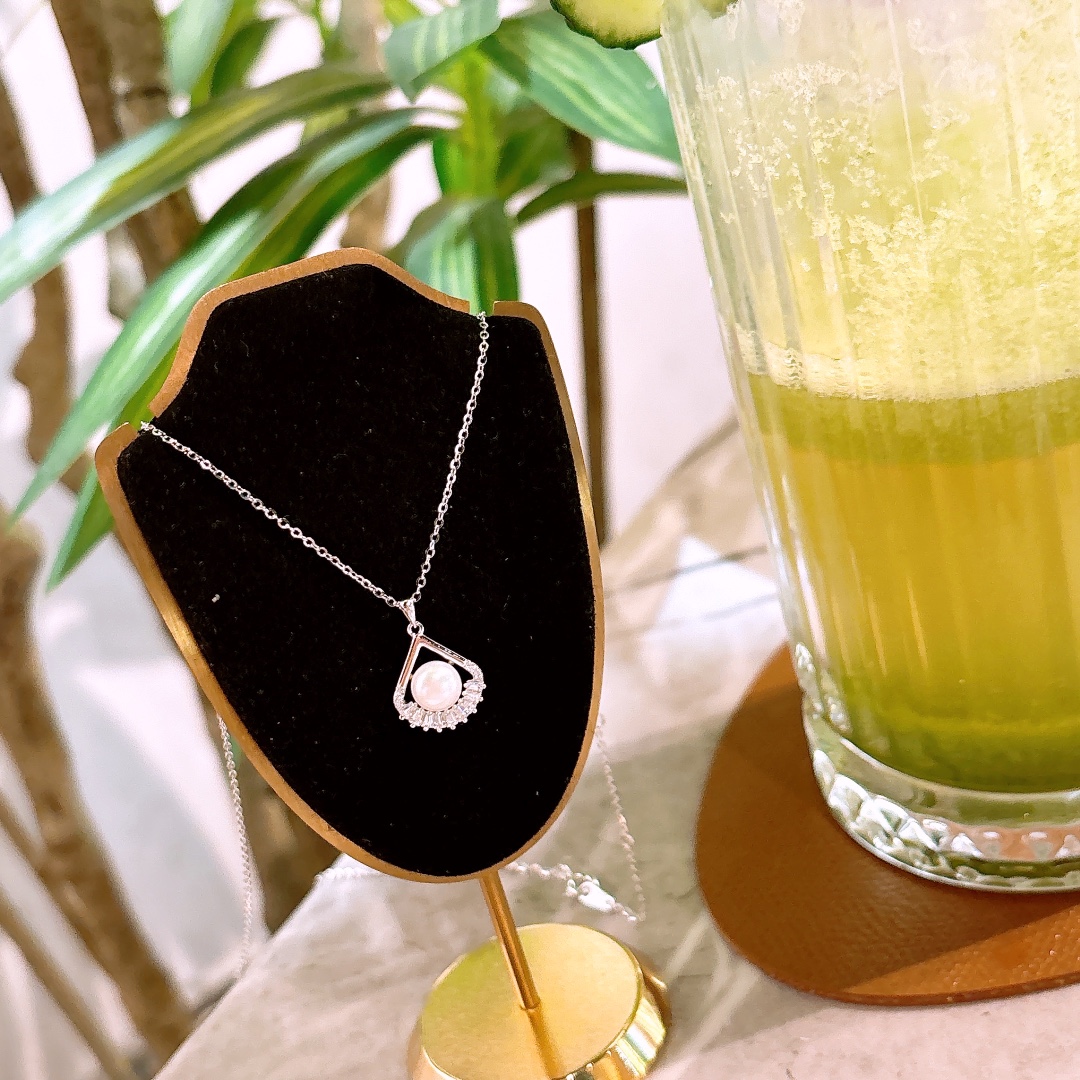 柔らかファインシルバーネックレスシルバー 晩餐会