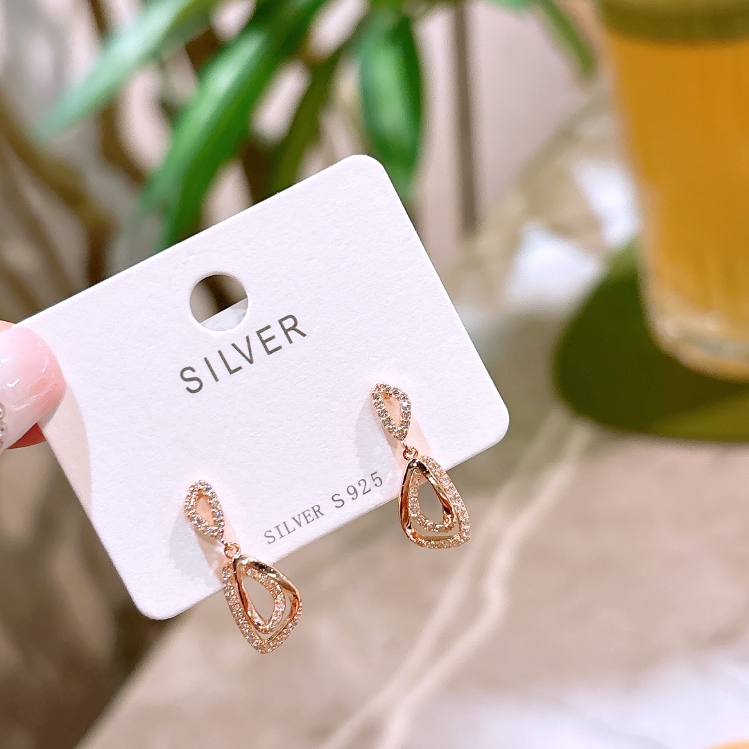 Low Allergy Silver Earrings Cute Gift for Her Gold