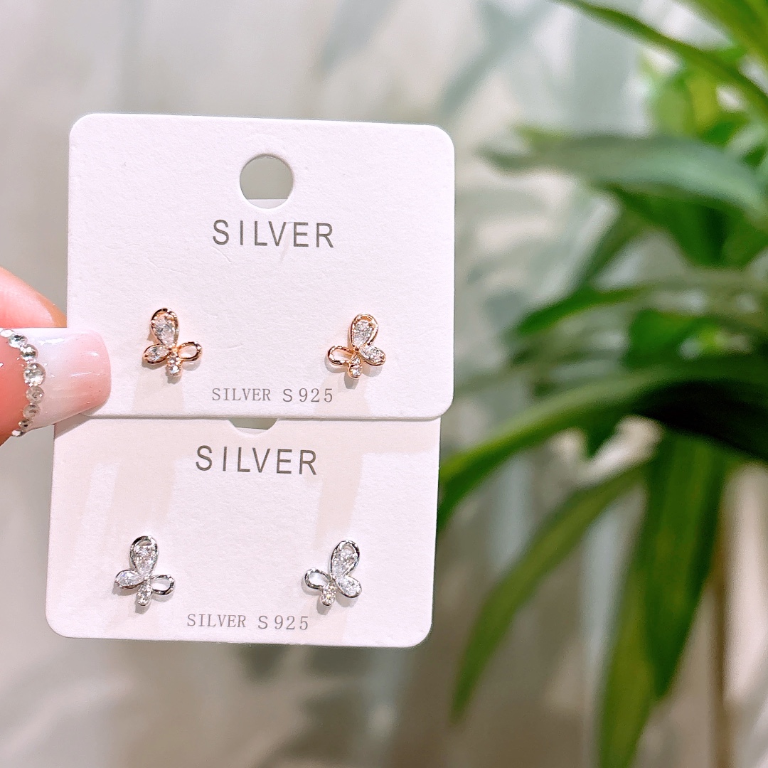 ユニークファインシルバーイヤリングシルバー クリスマス