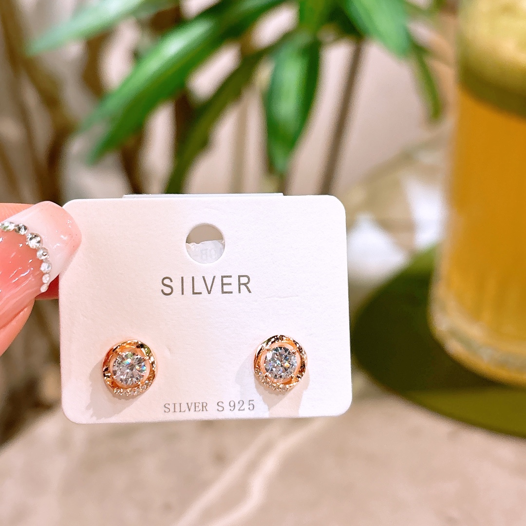 Nickel Free Silver Earrings Lively Wedding Favor Gold