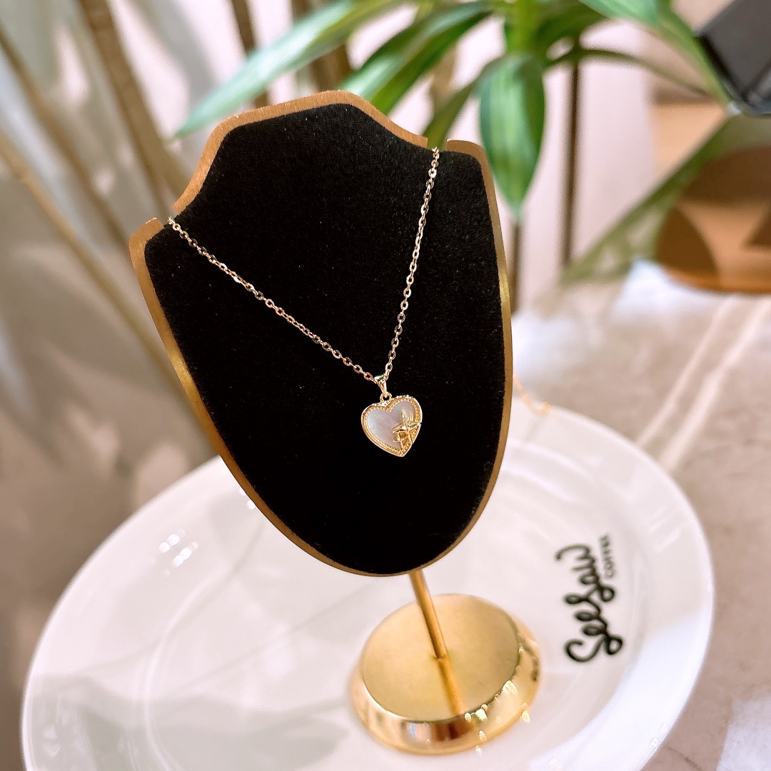 Feinsilber Kette Verspielt Muttertag Gold