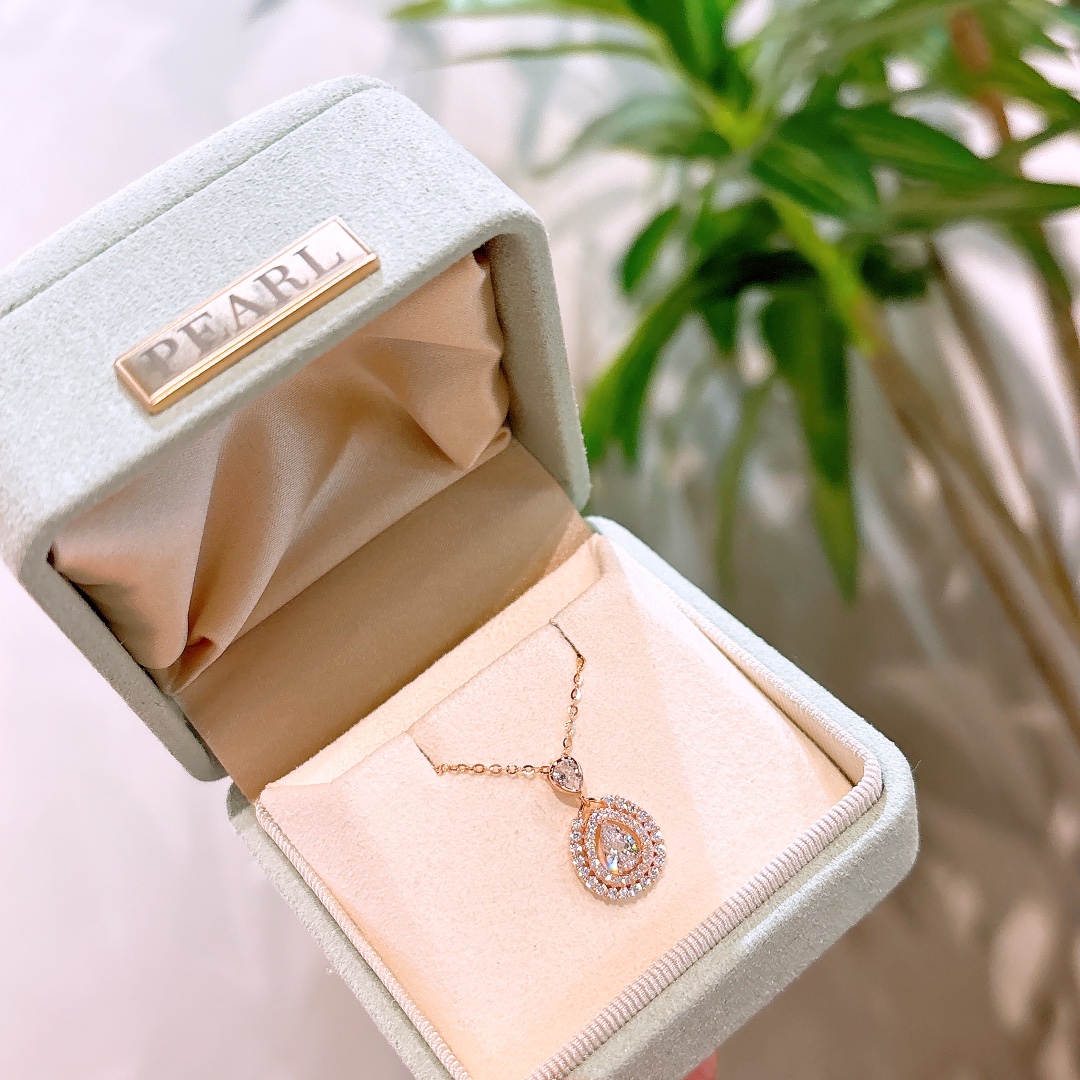 S925 Sterling Silver Necklace Dainty Spring Festival Gold