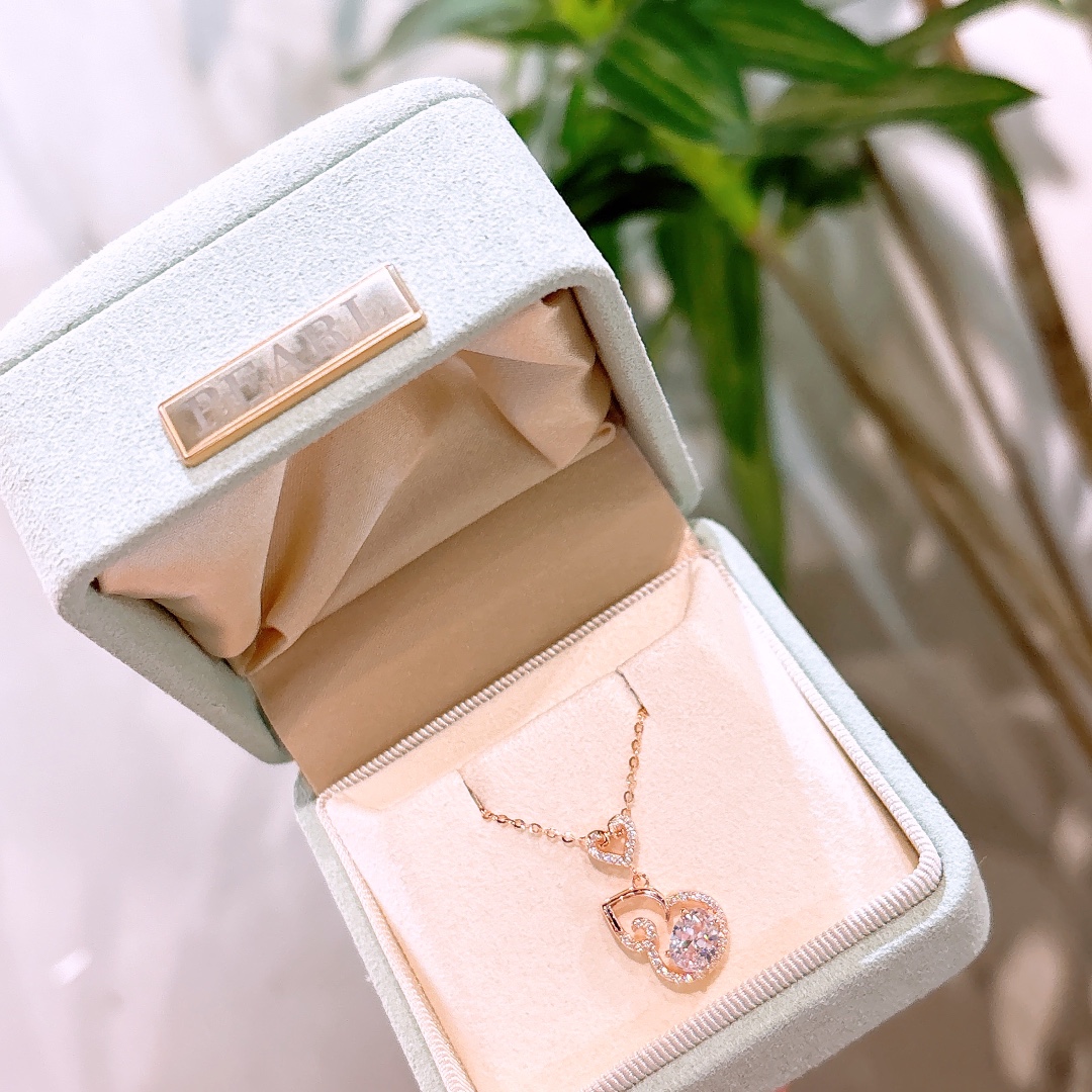 High Polish Silver Necklace Soft Father's Day Gold