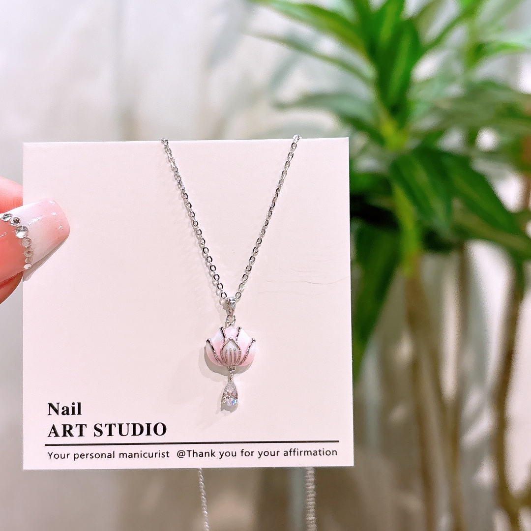 ファッションファインシルバーネックレスゴールド 母の日