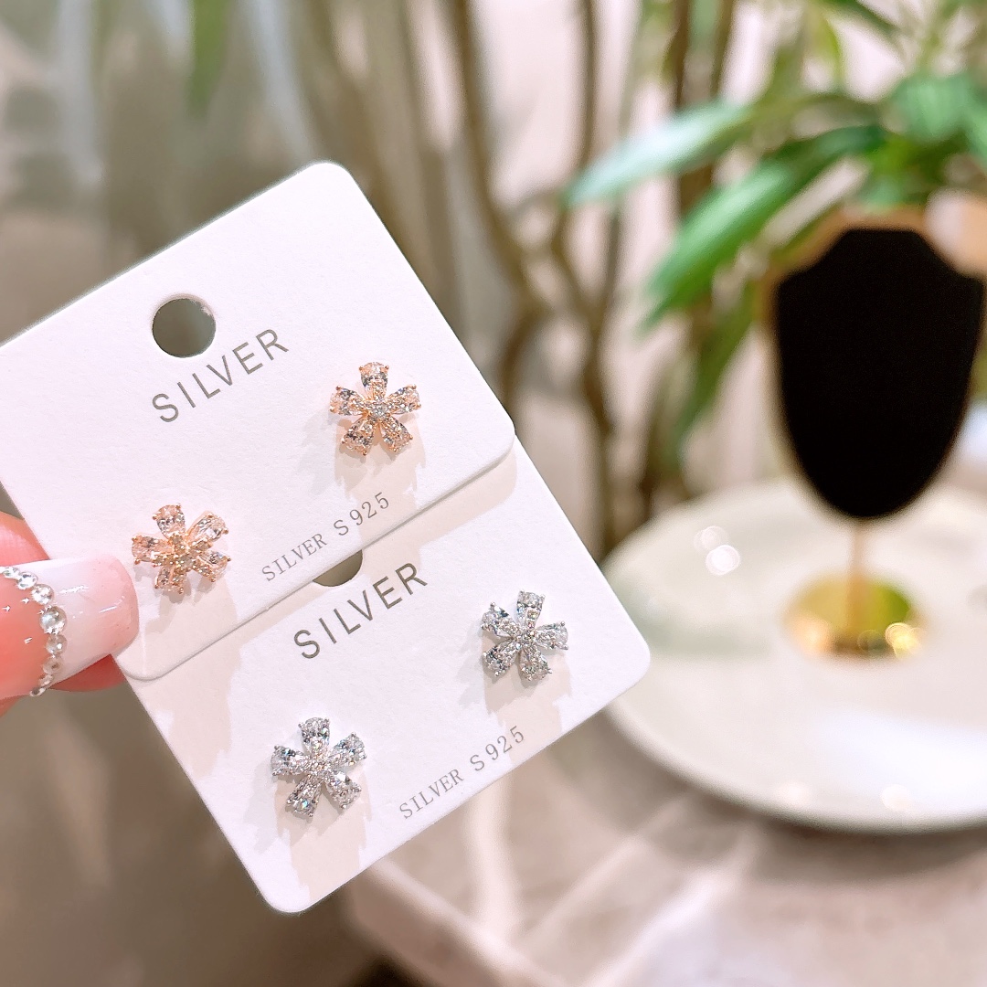 Low Allergy Silver Earrings Vintage Mother's Day Silver