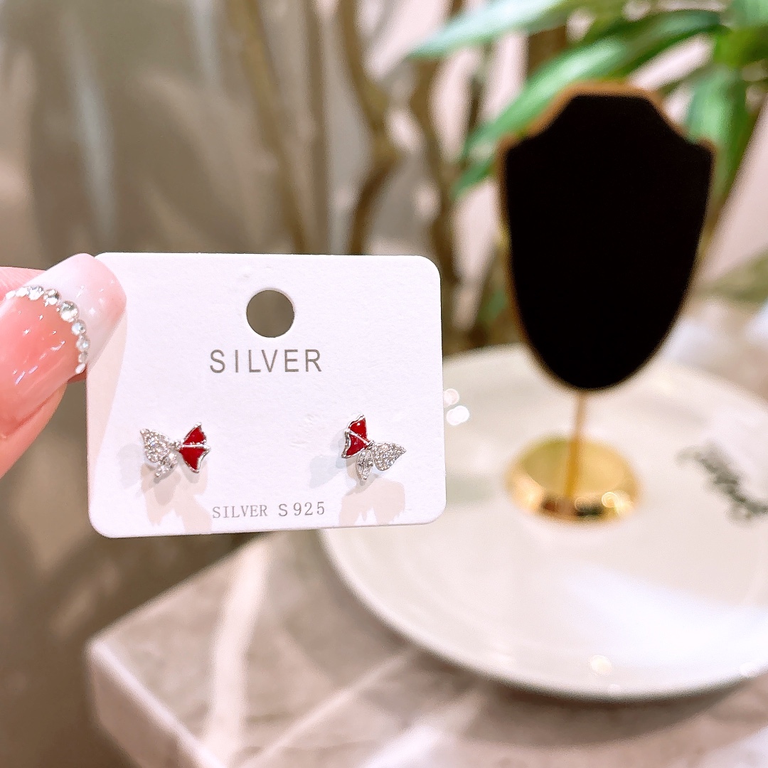 Low Allergy Silver Earrings Elegant Wedding Favor Gold