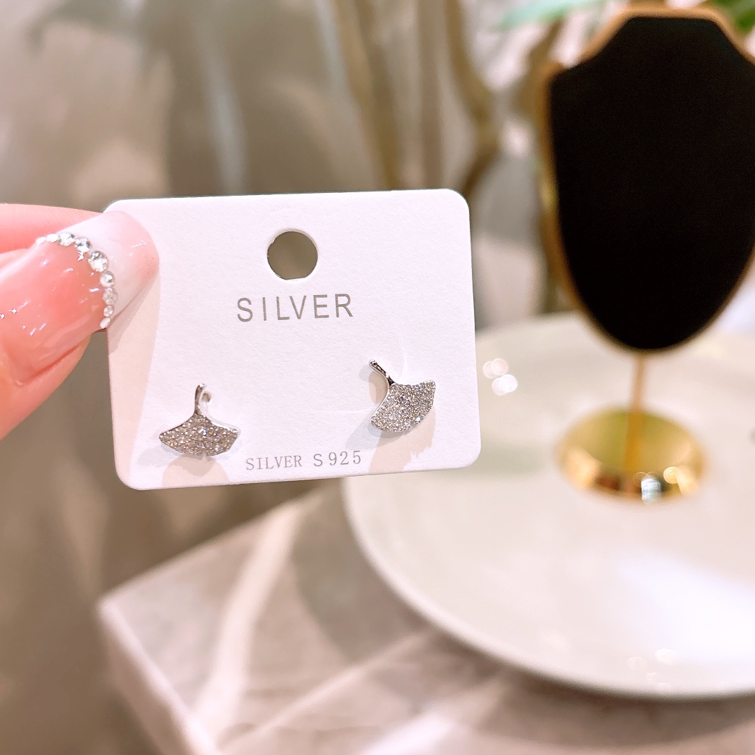 Massivsilber Ohrringe Koreanischer Stil Muttertag Silber