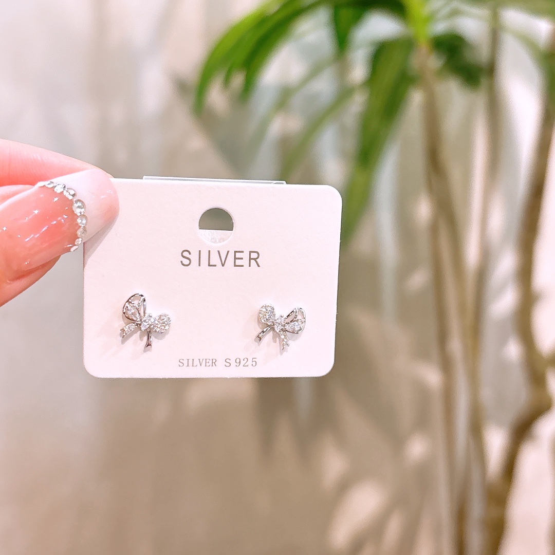 High Polish Silver Earrings Ultra Minimal Confession Silver