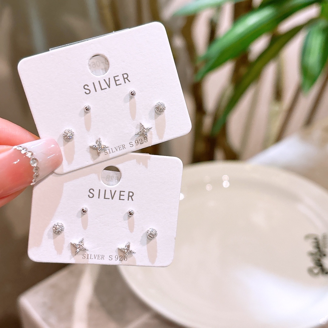 Fine Silver Earrings Cute Bestie Gift Silver