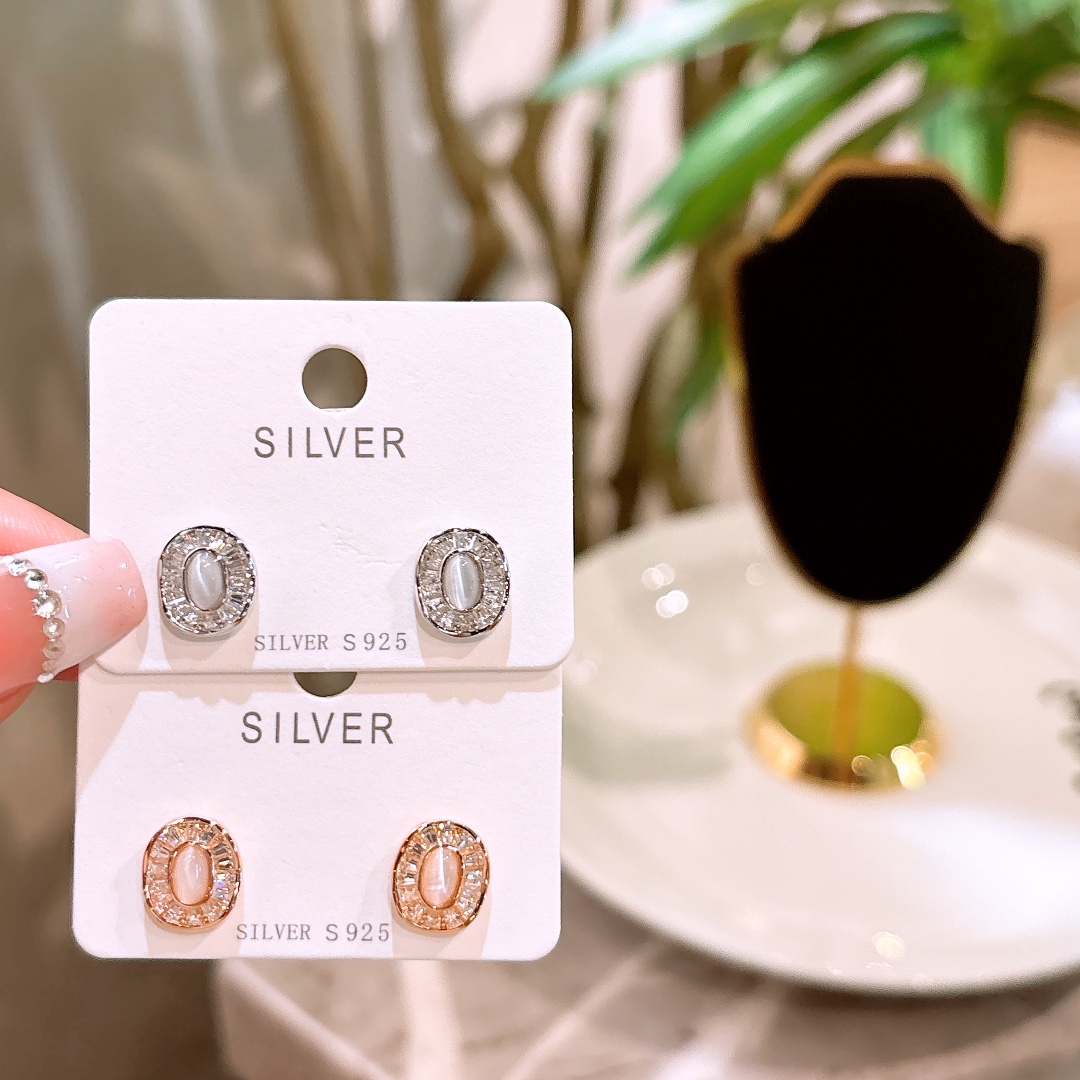 High Polish Silver Earrings Elegant Self-love Silver